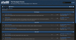Desktop Screenshot of forums.thepocalypse.com